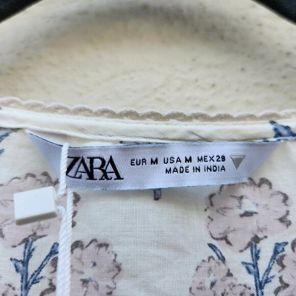 ZARA Printed Tiered Dress Bloggers Fav - Picture 7 of 9